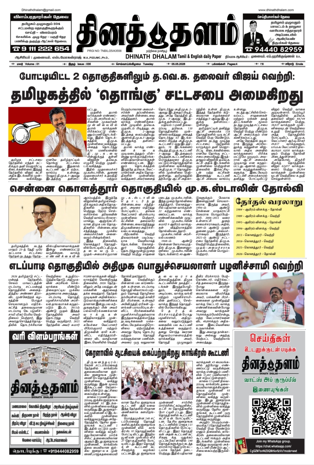 தினத் தளம் நாளிதழ்